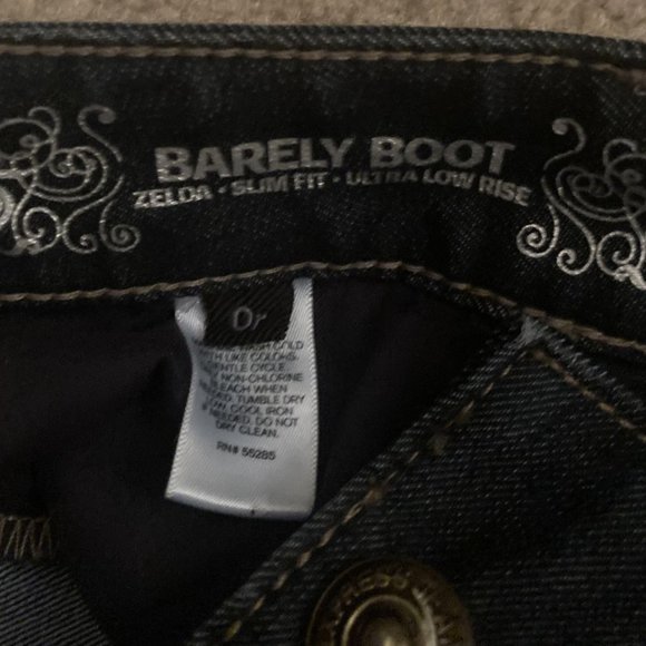 Express Zelda Barely Boot•Slim Fit•Ultra Low Rise - Picture 4 of 4